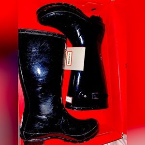 Hunter rain boots original gloss size 2